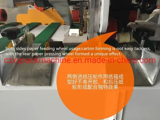 Model 2800 Large Size Machine /Folding Gluing Trademark CZXY Packaging Cartons HS Code 8441809000 Driven Type Electric Origin Hebei - Image 2