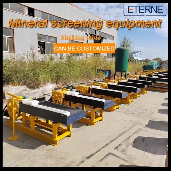 6-S Gold Copper Separation Machine Vibration Concentrator Gravity Separator Shaking Table - Image 6