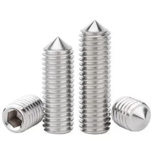 M4X20 A2 Stainless Screw with Cone Point Socket Set Screw Origin China Groove Hexagon Customized Yes Trademark Rankoo Head Style Round - Image 5
