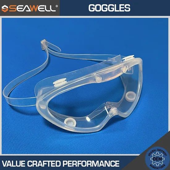 Adjustable Industrial Eye Protection Comfortable Goggles Origin China Lens Material PC Trademark SEAWELL Wearing Style Headband - Image 4