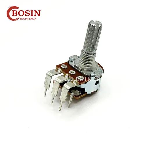 16mm Metal Shaft Rotary Potentiometers with Switch for Computer Audios - Image 1