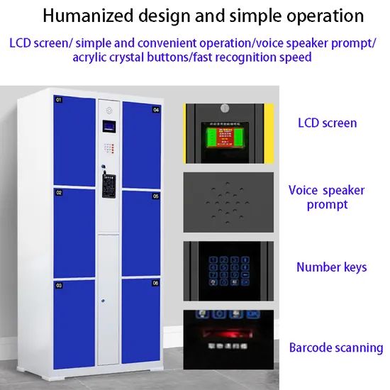 Factory-Customized Smart Storage Lockers: Multi-Functional Face Recognition File-Storage Lockers for Supermarkets - Image 4
