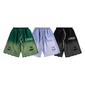 Custom Draw String Blank Acid Wash Shorts Sun Fade Shorts Type Pants Size Custom Pattern Logo Origin China Gender Unisex - Image 5