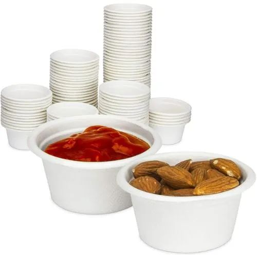 Disposable Biodegradable Tableware Compostable Sugarcane 16 Oz Soup Bowl - Image 1