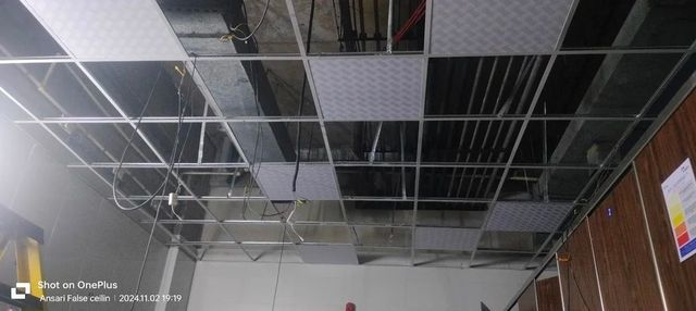 Gypsum Grid False Ceiling Material Gypsum Country of Origin Made in India Structural Component Grid Framework Covering Material Tiles Or Ceiling - Image 1