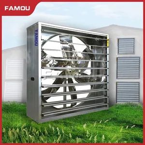 Heavy-Duty Galvanized DC Box Fan for Optimal Pig Farm Ventilation - Image 4
