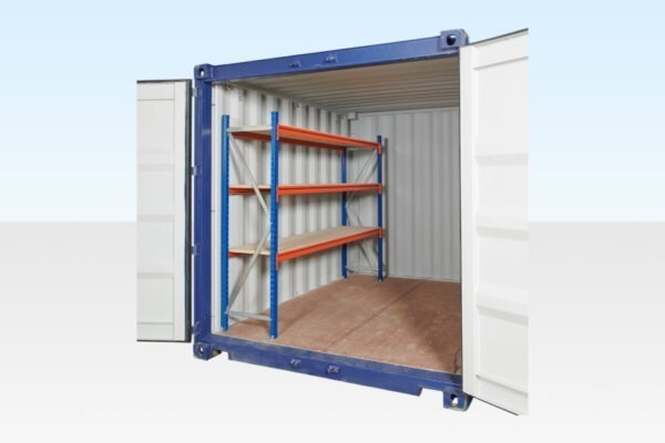 Adjustable, Heavy Duty Three Tier Container Racking (Single Bay) - Image 5