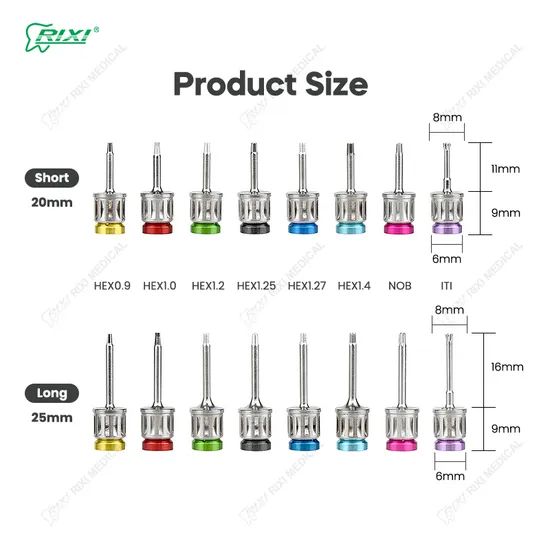 Dental Tools Rixi Prosthetic Tool Kit Torque Wrench Implant with CE - Image 5
