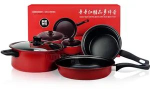 Non Stick Cookware Set 4 PCS 4PCS Cookware Set 4PCS Non Stick Cookware Set 4 Set Non Stick Cookware Pots Non Stick Cookware Set Wholesale Price - Image 6