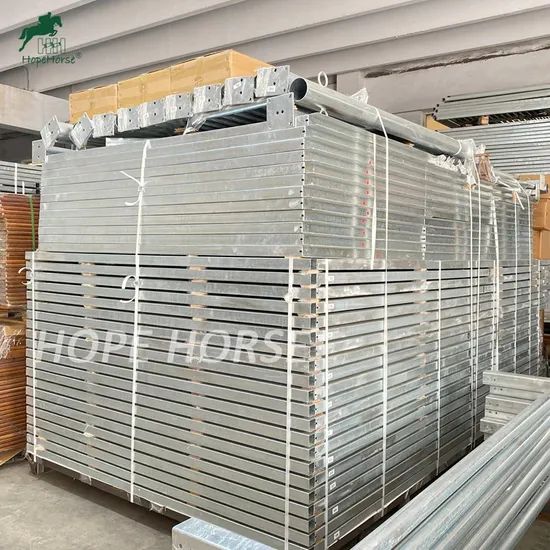 Hot DIP Galvanized Equine Equipment Steel Internal Horse Stable Stall with Sliding Door - Image 6
