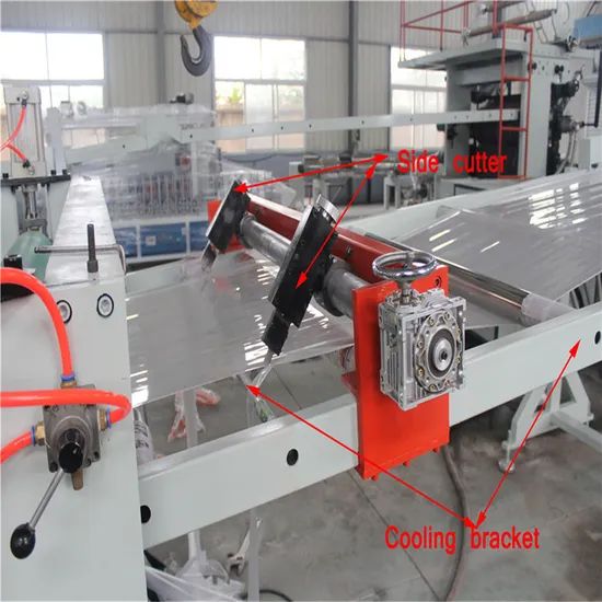 PP Sheet Machine for Stationery and Other Application Origin China Motor AC, 37kw Trademark WEIER Exhaust Exhaust Model NO. 110/33 - Image 5