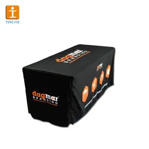 Custom Trade Show Sublimation Printed Logo Polyester Spandex Table Cover - Image 5