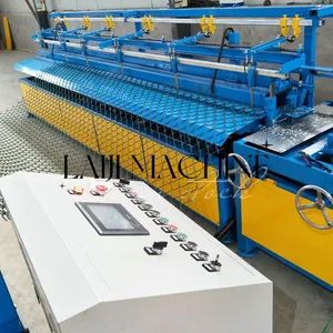 Single Wire Weaving Chain Link Fence Machine High Efficiency Patterned Mesh Production - Image 1