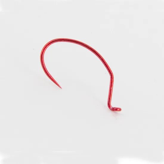 Crayfish Fishing Hooks Barbless Fishing Hooks MOQ 3000 Color Red Shape Angle Location Sea Origin China Trademark etdz Model NO. etdz - Image 2