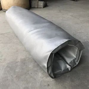 Reusable and Removable Glass Wool Steam Aluminum Pipe Insulation Jacket - Image 1