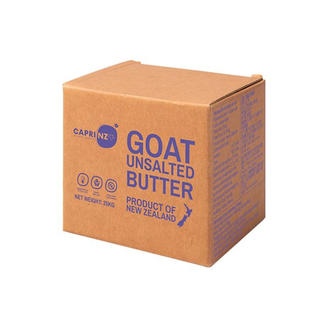 Pure Food Butter Wholesale Prices Flavoured Goat Unsalted Butter 25kg Natrual 100% New Zealand Pure Goat Cream - Image 1