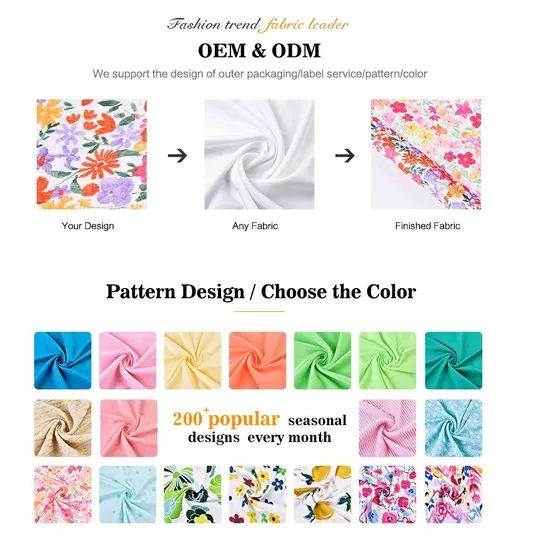 Printed 30s 100% Rayon Fabric - Image 5