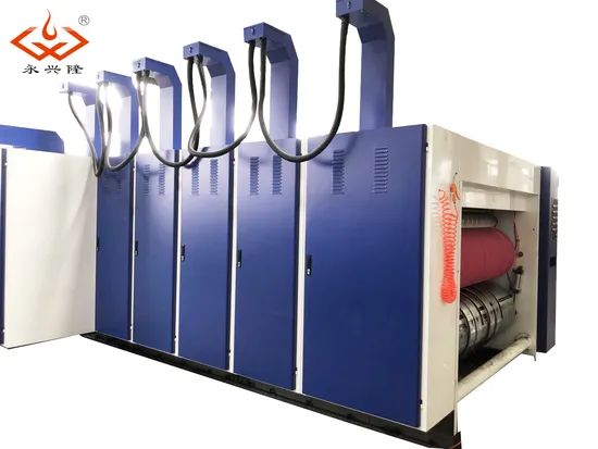 4 Colors Corrugated Cardboard Box Digital Making Printing Machine - Image 2