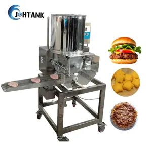 Manufacturer Fish Beef Burger Patty Nuggets Molding Forming Pressing Shaping Meat Pie Making Machine - Image 1