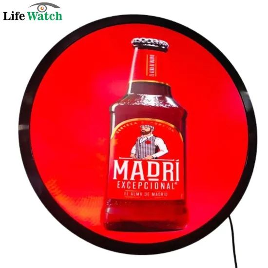 Factory Direct 23.6 Inch Full HD Android Windows OS High-Brightness Capacitive Touch Screen Circular Shape Indoor Wall Mount LCD Digital Display Signage - Image 1