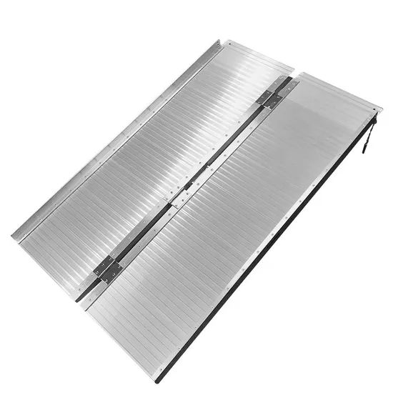 600lbs Aluminum Folding Portable Ramp Car Ramp Suitable for Wheelchairs and Motorcycles - Image 1