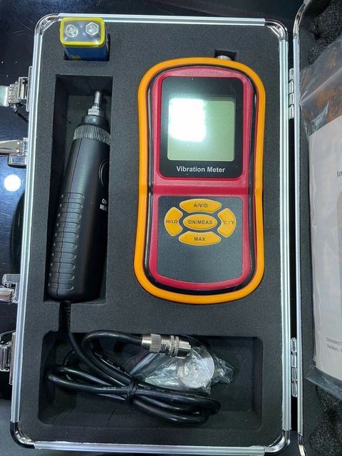 Vibration Meter Display LCD Auto Shut Off Yes Packaging Type Box Data Hold Function Yes Brand Prestige Agencies Usage/Application - Image 1