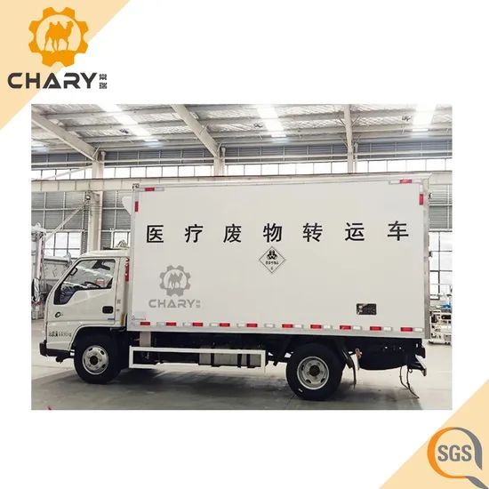 Medical Refuse Waste Collecting Storage Transport Refrigerated Vehicle - Image 3
