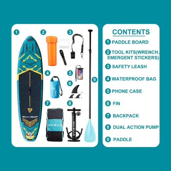 Inflatable Waterplay Stand up Paddle Board for Surfing Sup Surf - Image 4