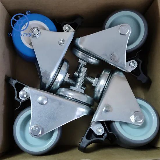 Two Wheels Castor 2 Inch 3 Inch Plats Caster for Furniture Brand Wbd Trademark WBD Model NO. I001e Video Available Sample - Image 6