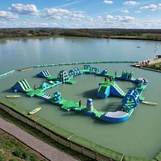 Customized Water Obstacle Course Inflatable Floating Water Park - Image 4