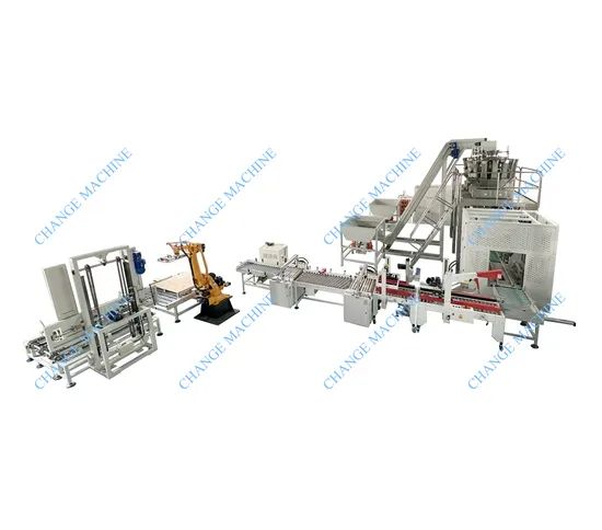 2026 Latest High Automation Nails Screws Nuts Bolts Fasteners Boxes Cartons Packing Strapping Robot Palletizing Production Line - Image 2