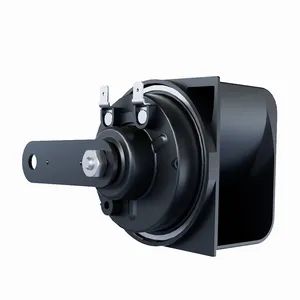 Black Auto Parts Loudspeaker Horn Style Daily Voltage 12V Color Black Material ABS Current 2.8A Origin Xiamen Model NO. - Image 2