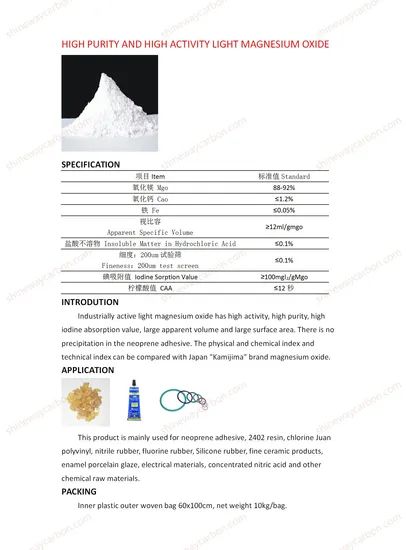 Industrial High Purity Magnesium Oxide - Image 1
