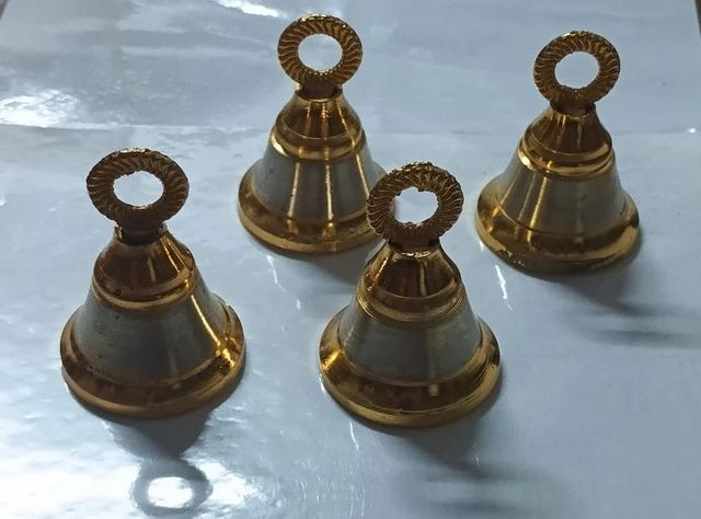 Brass Metal Puja Bell Finish All options available Bell Type All options available Mounting Type All options - Image 2