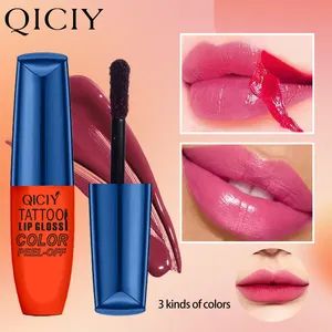 3 Color Tear Lip Makeup Peel off Magic Lipgloss Set - Image 4