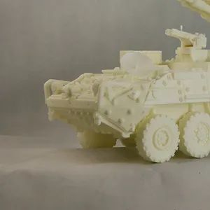Custom Combat 3D Printed Tank Model for Display Prototype Service - Image 5
