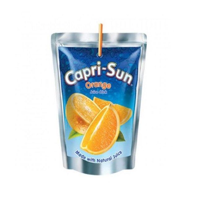 Capri Sun Orange, 8 x 200ml Capri Sun No Added Sugar Orange Juice 200ml 100% juice - Image 3