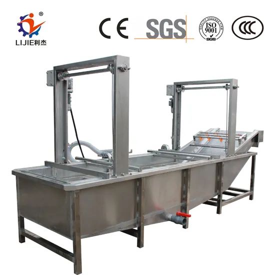 Fruit Vegetable Ozone Washing Cleaning Machine Line Name Washer Power 0.75KW Color Silver Trademark LIJIE Capacity - Image 1