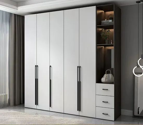 Factory Outlet Customize Wooden Furniture Portable Wardrobe - Image 4