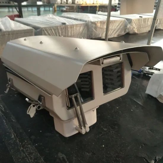 Custom Aluminum Double Windows CCTV Camera Housing - Image 4