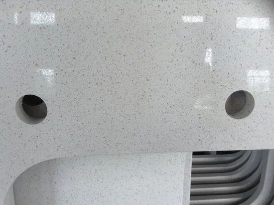 Artificial Quartz Stone Factory for Kitchen/Engineered/Table Tops/Vanity Tops/Morden Wall Background/White - Image 4