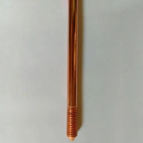 Copper Chemical Earthing Electrodes Brand Shivangi Material Copper Service Life 12-14 Year Length Of Rod 1800-3000mm Copper Thickness - Image 1