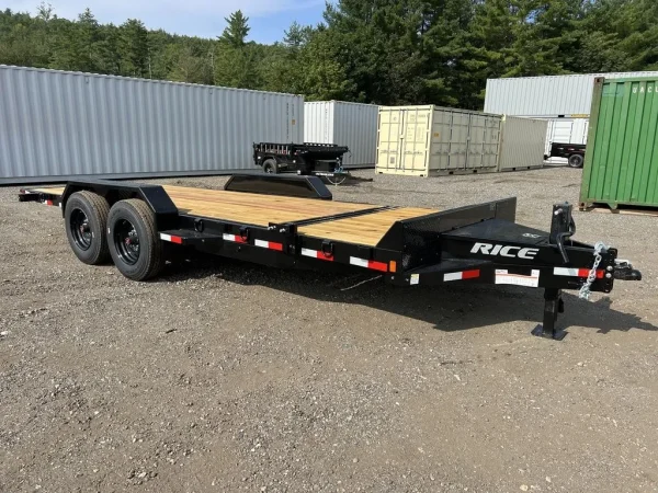 2024 Rice Trailers 7×20 16K Tilt Deck Equipment w/Spare Mount - Image 5