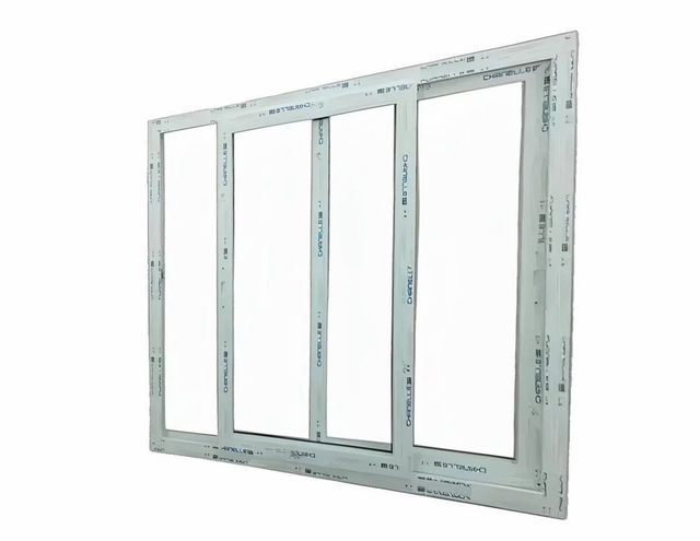 6 Feet UPVC Sliding Window Frame Form Rigid Color White Height 6 Feet Durability High Shape Rectangular Open Style - Image 2
