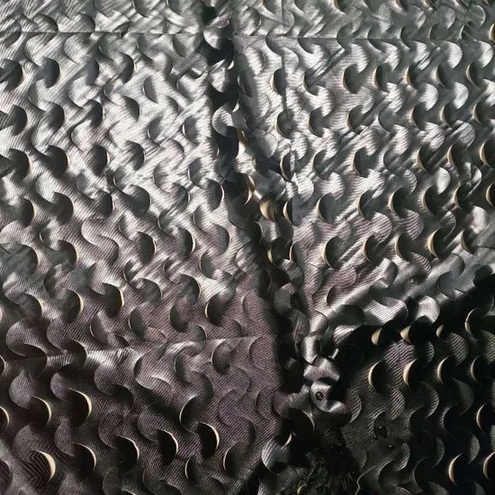 Black Waterproof Camouflage Net in Various Size Color Black Origin China Model NO. YH01 Material Cotton Knot Type Double - Image 6