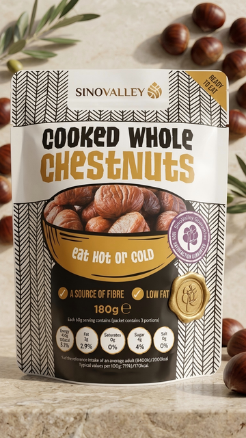 Premium Ready to Eat Chestnuts | OEM Vacuum & Nitrogen Packed Chestnut Manufacturer - Image 4
