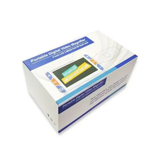 Electronic Magnifier 5 Inches Low Vision Aids Electronic Video Magnifier with Portable Foldable Handle for Visual Impaired - Image 5