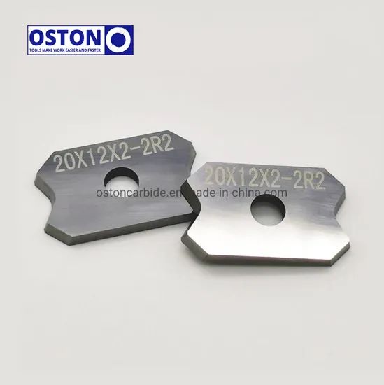 Solid Carbide Hw Radius Profile Edge Banding Scrape Trim Rounding Replacement Inserts Knives Parts for Edge Bander Machines - Image 2
