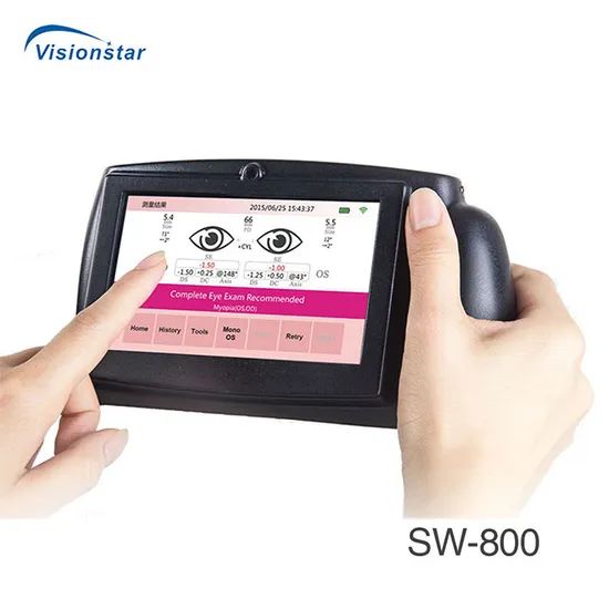 China Ophthalmic Equipment Handheld Auto Refractometer Trademark VSO Model NO. SW-800 Certification CE Ds Accuracy - Image 2