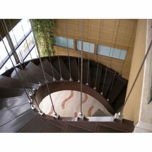 SS Cable raling Color Silver Design Cable Ornamental No Position Stairs Mounting Type Floor Material Grade SS 304 Usage/Application - Image 1